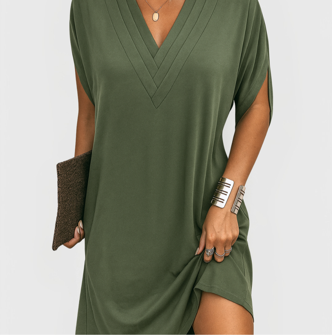 Rachel | V-Neck Casual Mini Dress